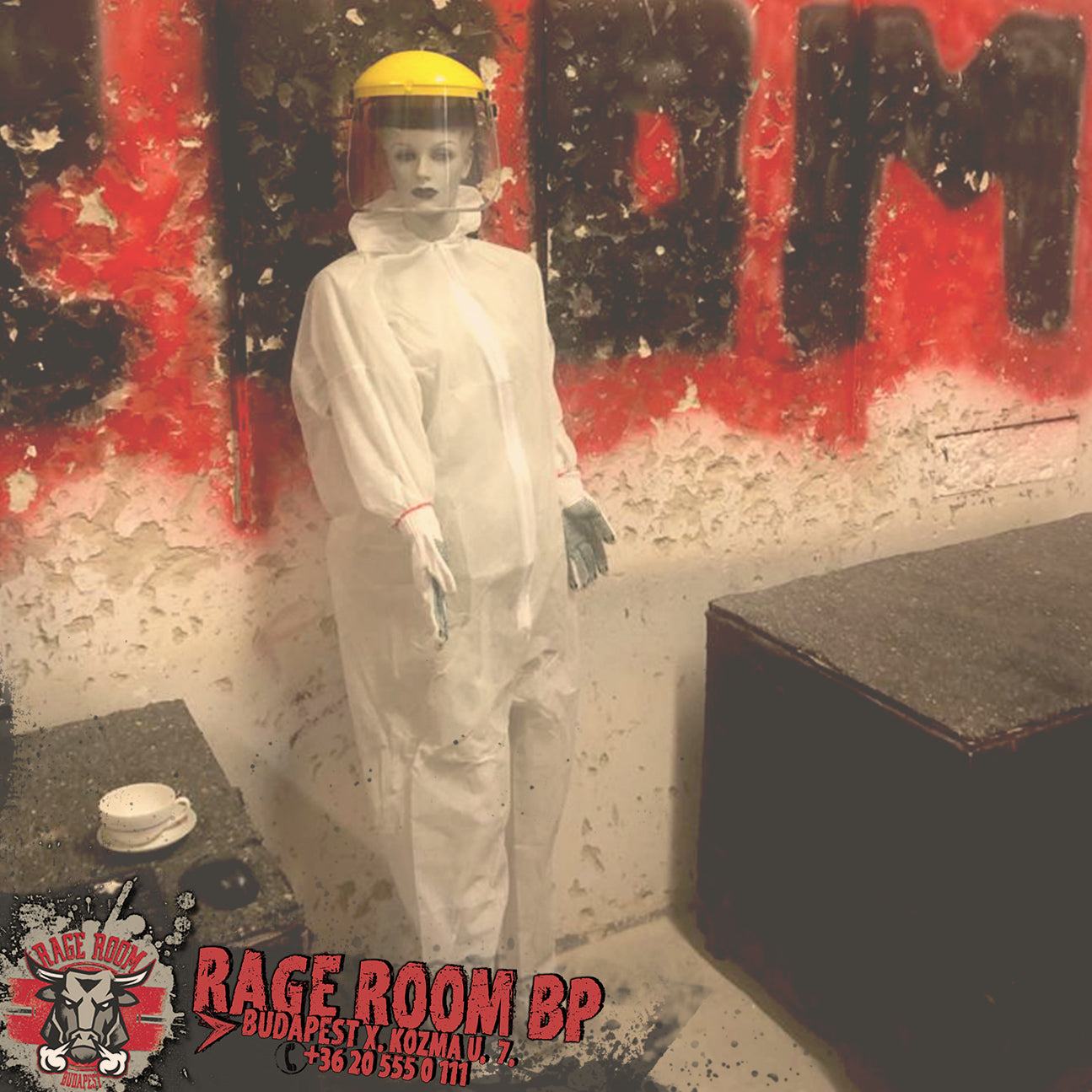 RAGE ROOM Extra Védőfelszerelés